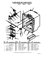 Preview for 6 page of KitchenAid KBRS22KGBL3 Parts List