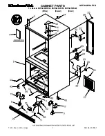 KitchenAid KBRS22KKBL00 Parts List предпросмотр