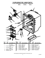 Предварительный просмотр 6 страницы KitchenAid KBRS22KKBL00 Parts List