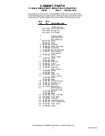 Preview for 2 page of KitchenAid KBRS22KTBL01 Parts List