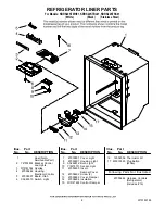 Предварительный просмотр 6 страницы KitchenAid KBRS22KTBL01 Parts List