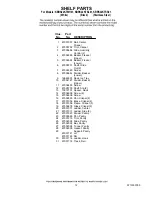 Preview for 12 page of KitchenAid KBRS22KTBL01 Parts List