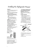 Preview for 6 page of KitchenAid KBRS22KW Use And Care Manual