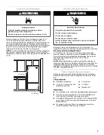 Предварительный просмотр 3 страницы KitchenAid KBRS22KWBL User Manual