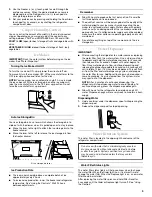 Предварительный просмотр 9 страницы KitchenAid KBRS22KWBL User Manual