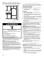 Предварительный просмотр 20 страницы KitchenAid KBRS22KWBL User Manual