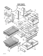 Предварительный просмотр 8 страницы KitchenAid KBRS22KWWH00 Parts Manual