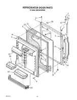 Предварительный просмотр 14 страницы KitchenAid KBRS22KWWH00 Parts Manual