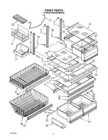 Preview for 8 page of KitchenAid KBRS22KWWH01 Parts List