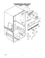 Предварительный просмотр 5 страницы KitchenAid KBRS22KWWH02 Parts List