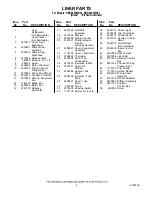 Предварительный просмотр 6 страницы KitchenAid KBRS36FMB01 Parts List