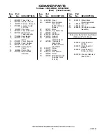 Предварительный просмотр 18 страницы KitchenAid KBRS36FMB01 Parts List