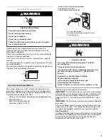 Preview for 9 page of KitchenAid KBZU122T Installation Instructions And Use And Care Manual