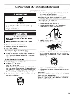 Preview for 13 page of KitchenAid KBZU122T Installation Instructions And Use And Care Manual