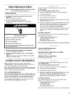 Preview for 15 page of KitchenAid KBZU122T Installation Instructions And Use And Care Manual