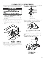 Preview for 13 page of KitchenAid KBZU122TSS - 17" Side Burner Installation Instructions And Use & Care Manual