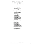 Preview for 2 page of KitchenAid KBZU242TSS00 Parts List