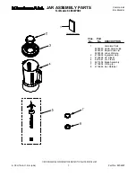 KitchenAid KCB348PGR - Pro Line Parts List preview