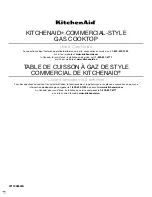 KitchenAid KCGC558JSS Use & Care Manual предпросмотр