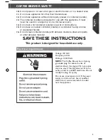 Preview for 5 page of KitchenAid KCM0801 Instructions Manual