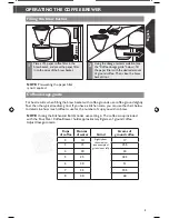 Preview for 9 page of KitchenAid KCM0801 Instructions Manual