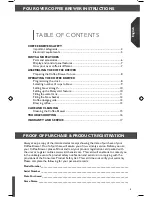 Preview for 3 page of KitchenAid KCM0802 Instructions Manual