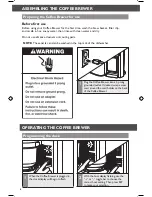 Preview for 8 page of KitchenAid KCM0802 Instructions Manual