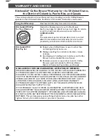 Preview for 16 page of KitchenAid KCM0802 Instructions Manual