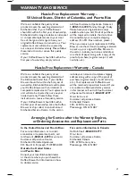 Preview for 17 page of KitchenAid KCM0802 Instructions Manual