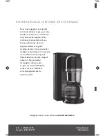 Preview for 18 page of KitchenAid KCM0802 Instructions Manual