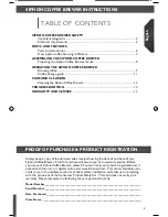 Preview for 3 page of KitchenAid KCM0812 Instructions For Use Manual