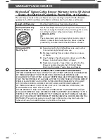 Preview for 14 page of KitchenAid KCM0812 Instructions For Use Manual