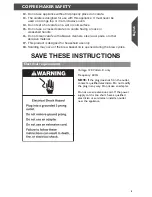 Preview for 5 page of KitchenAid KCM1202 Instructions Manual