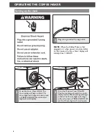 Preview for 8 page of KitchenAid KCM1202 Instructions Manual