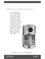 Preview for 22 page of KitchenAid KCM1202 Instructions Manual