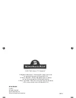 Предварительный просмотр 52 страницы KitchenAid KCM1203 Use & Care Manual