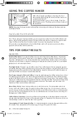 Preview for 10 page of KitchenAid KCM1208 Manual