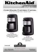 KitchenAid KCM222 Instructions Manual preview