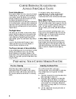 Предварительный просмотр 8 страницы KitchenAid KCM222 Instructions Manual