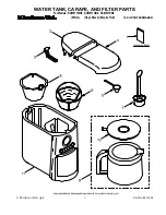 KitchenAid KCM511WH - Programmable Coffeemaker Parts List preview