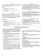 Preview for 8 page of KitchenAid KCMC1575 Use & Care Manual