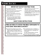 Preview for 4 page of KitchenAid KCMC166J Use & Care Manual