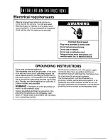 Preview for 6 page of KitchenAid KCMS135 Use And Care Manual