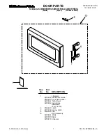 KitchenAid KCMS1555RBL2 Parts List preview