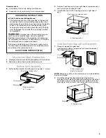 Preview for 3 page of KitchenAid KCMS1555SSS - Countertop Microwave Oven Installation Manual