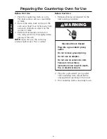 Preview for 8 page of KitchenAid kco1005 - Countertop Oven Instructions And Recipes Manual