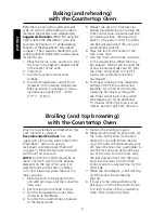 Preview for 10 page of KitchenAid kco1005 - Countertop Oven Instructions And Recipes Manual