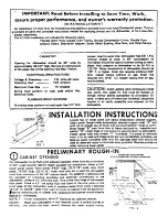 Preview for 2 page of KitchenAid KD-19 Series Installaion Instructions