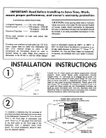 Предварительный просмотр 2 страницы KitchenAid KDC-38 Installation Instructions Manual