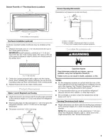 Предварительный просмотр 5 страницы KitchenAid KDDA27TRS Installation Instructions Manual